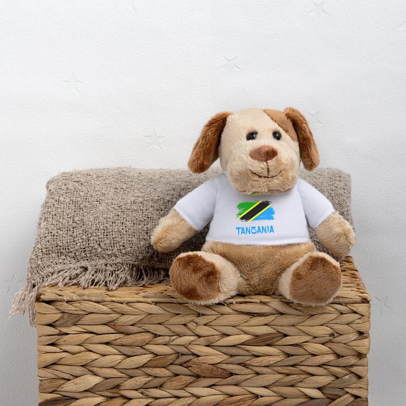 Conception du drapeau de l’équipe tanzanienne Chien en peluche Helge MiniFeet®