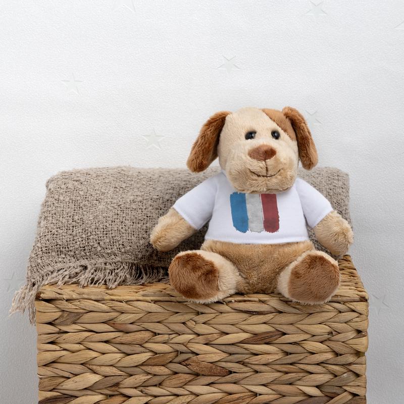 Drapeau Français Chien en peluche Helge MiniFeet®