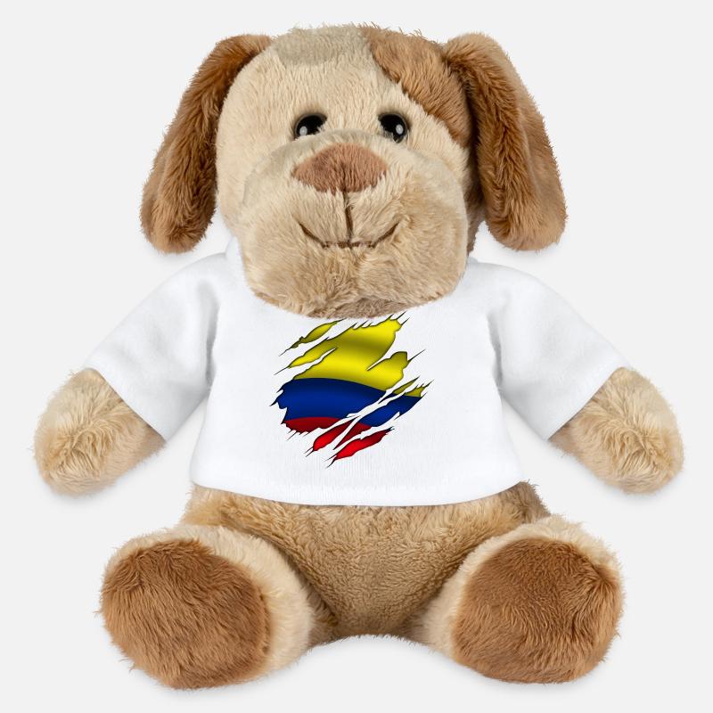 Kolumbien - MiniFeet® Hund Helge - Weiß