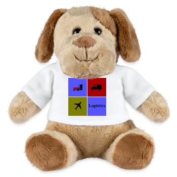 Équipe Logistique et Transport - Chien en peluche Helge MiniFeet® - blanc - Devant