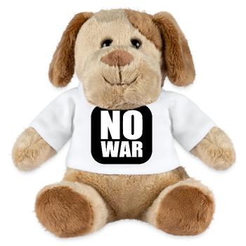 No war - MiniFeet® Dog Helge - white - Front