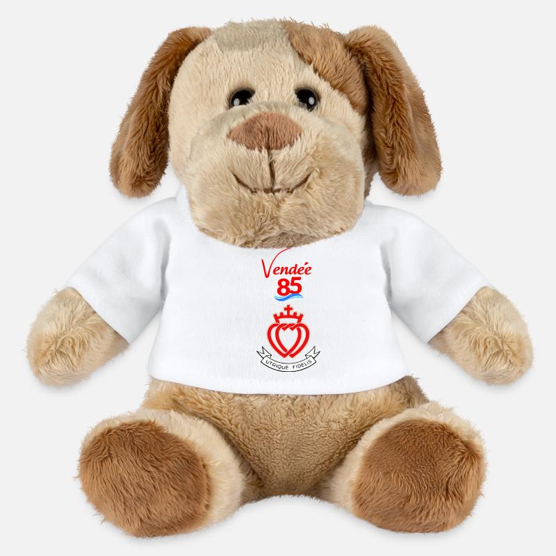 vendée - Chien en peluche Helge MiniFeet® - blanc