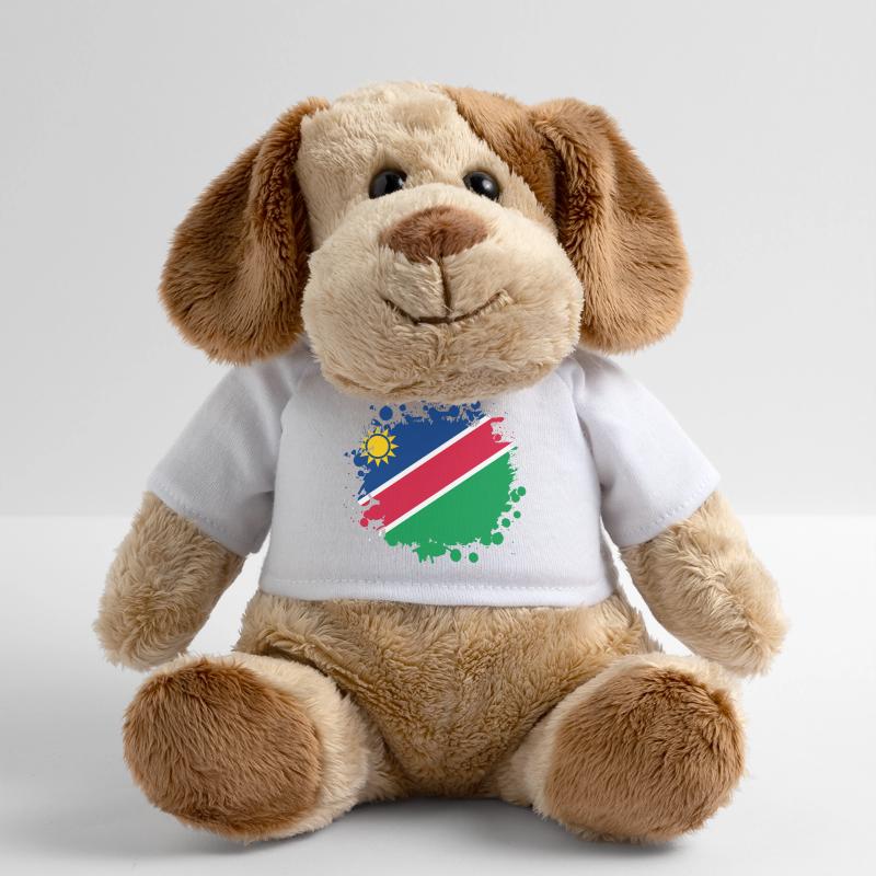 Drapeaux de Namibie design blob Chien en peluche Helge MiniFeet®