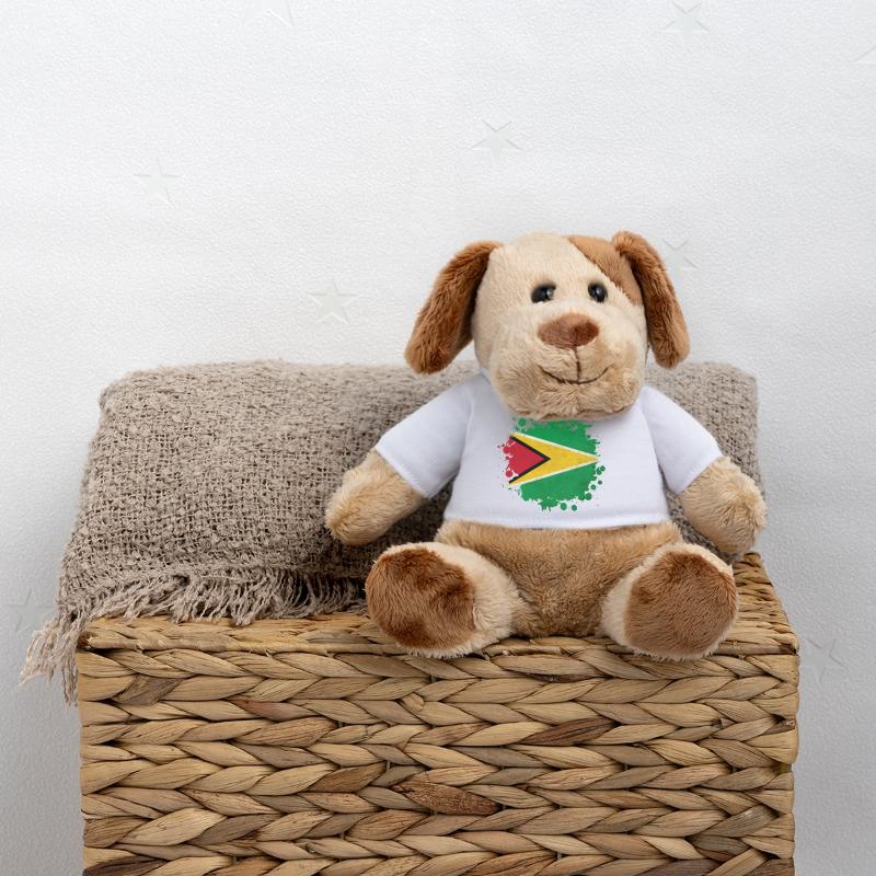 blob drapeau de la Guyane Chien en peluche Helge MiniFeet®
