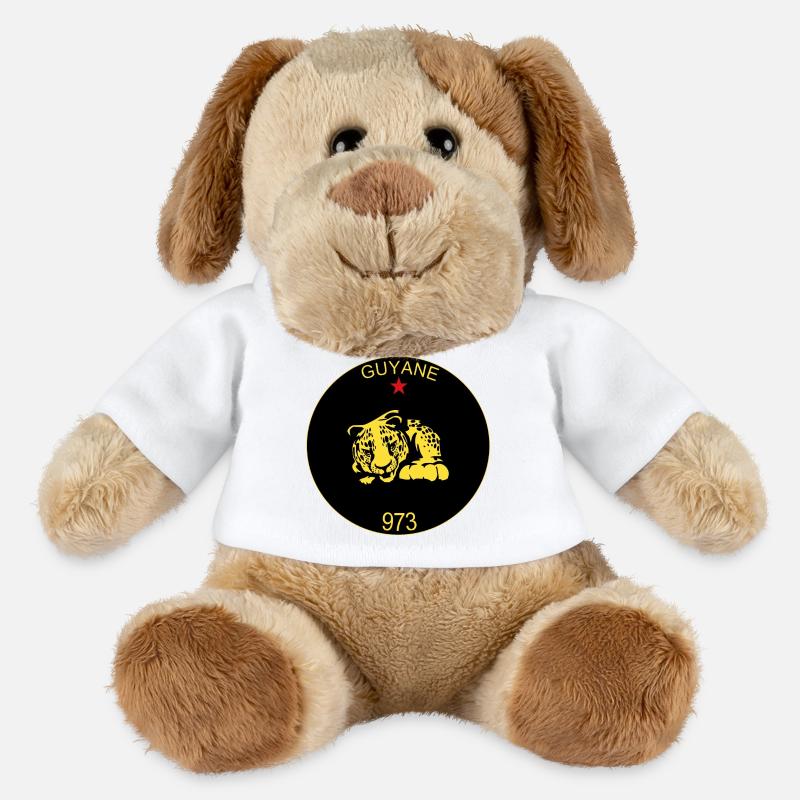 Guyane - Chien en peluche Helge MiniFeet® - blanc