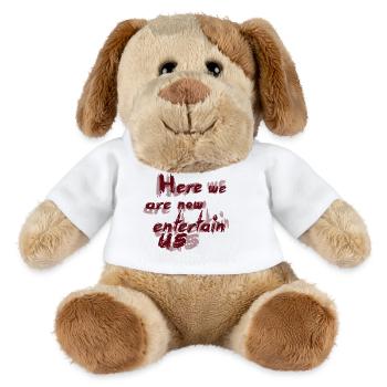 Here we are now - MiniFeet® Dog Helge - white - Front