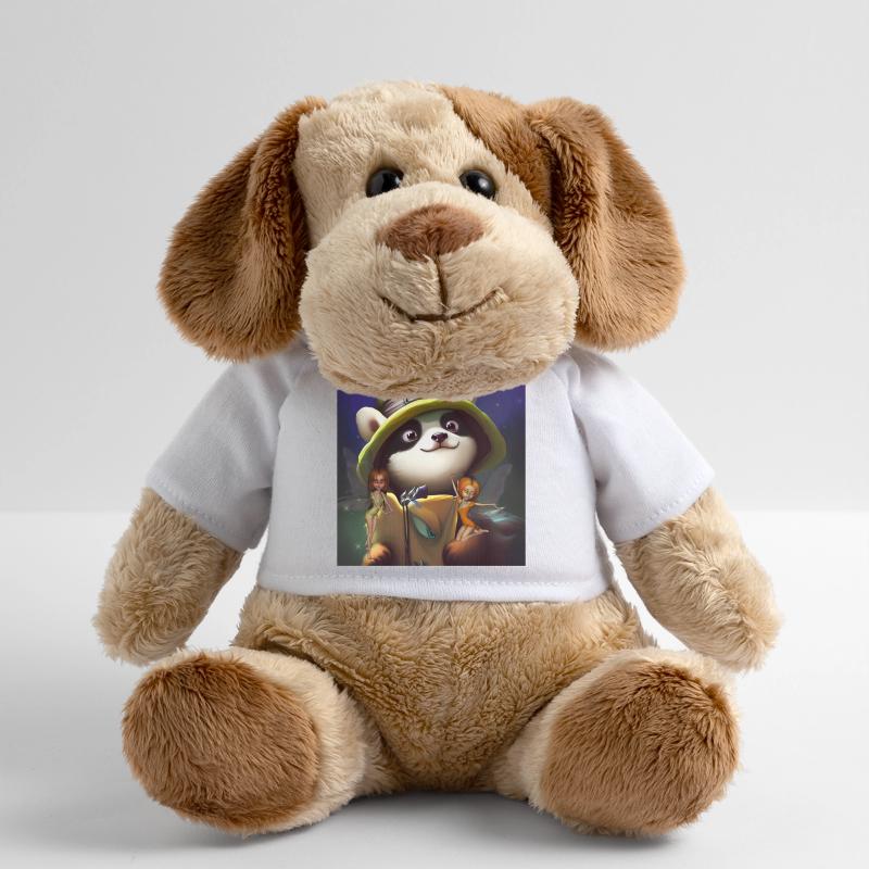 Panda mignon avec des petites fées Chien en peluche Helge MiniFeet®
