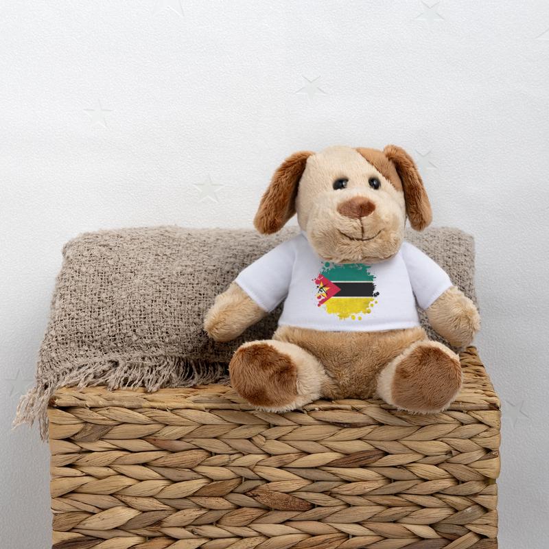 Design du drapeau du Mozambique Chien en peluche Helge MiniFeet®