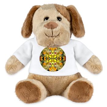 Nature Mandala Éponge Sous-marine - Chien en peluche Helge MiniFeet® - blanc - Devant