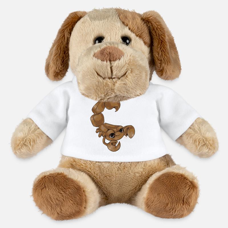 Scorpion Skorpion Sternzeichen - MiniFeet® Hund Helge - Weiß