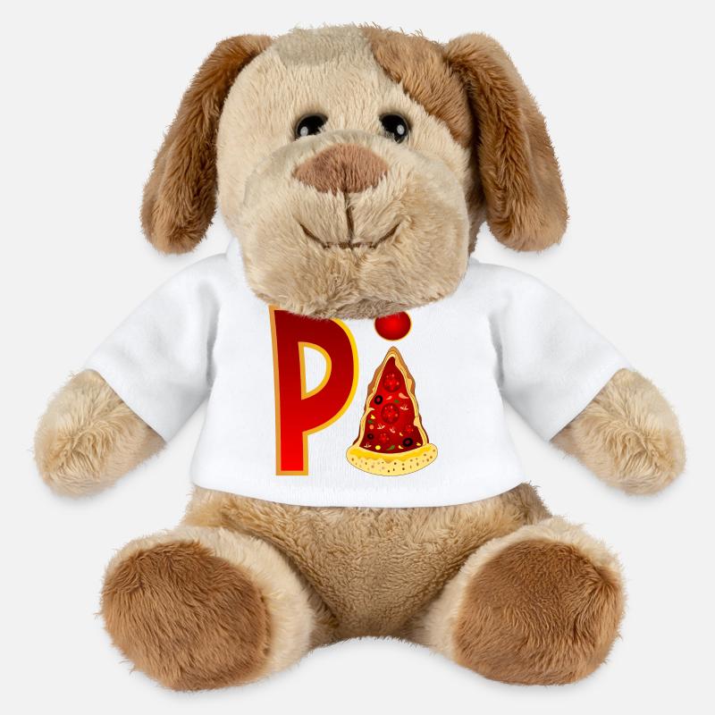 PIZZA MATHEMATIK - PI - MiniFeet® Hund Helge - Weiß