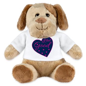 I Feel Good Herzdesign - MiniFeet® Hund Helge - Weiß - Vorne