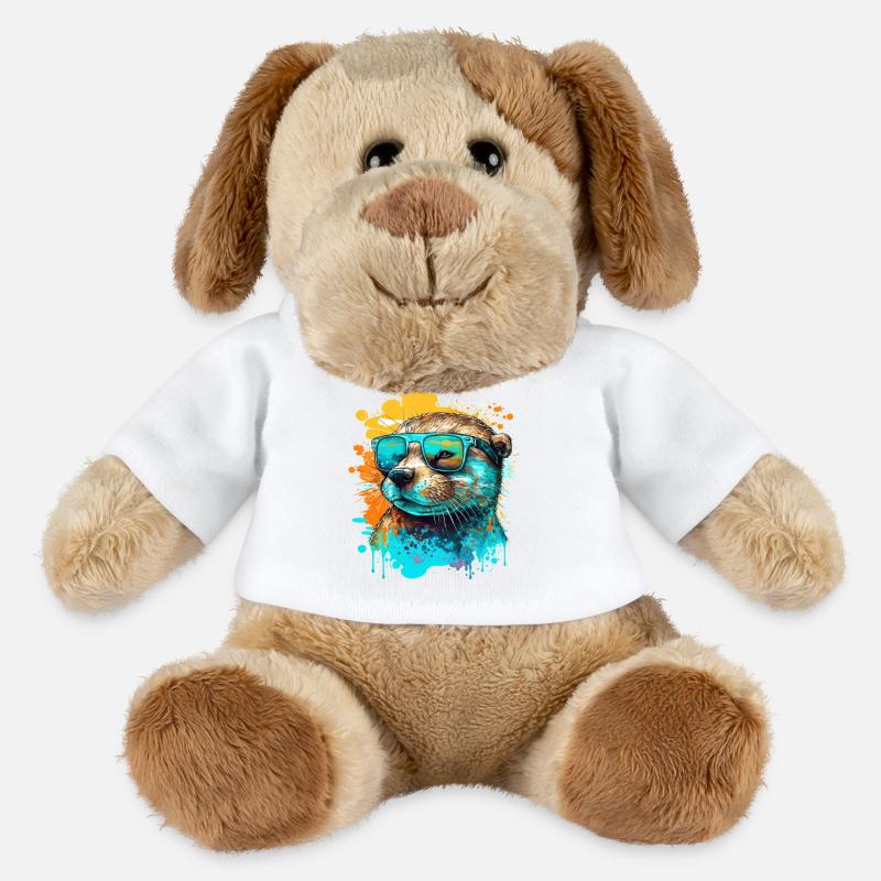 Cool Otter - MiniFeet® Dog Helge - white