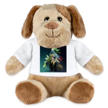 Personification of the forest - MiniFeet® Dog Helge - white - Front