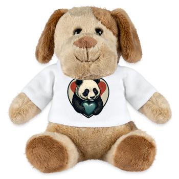 Panda Heart Embrace - MiniFeet® Dog Helge - white - Front