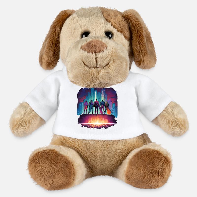 Superhelden - MiniFeet® Hund Helge - Weiß
