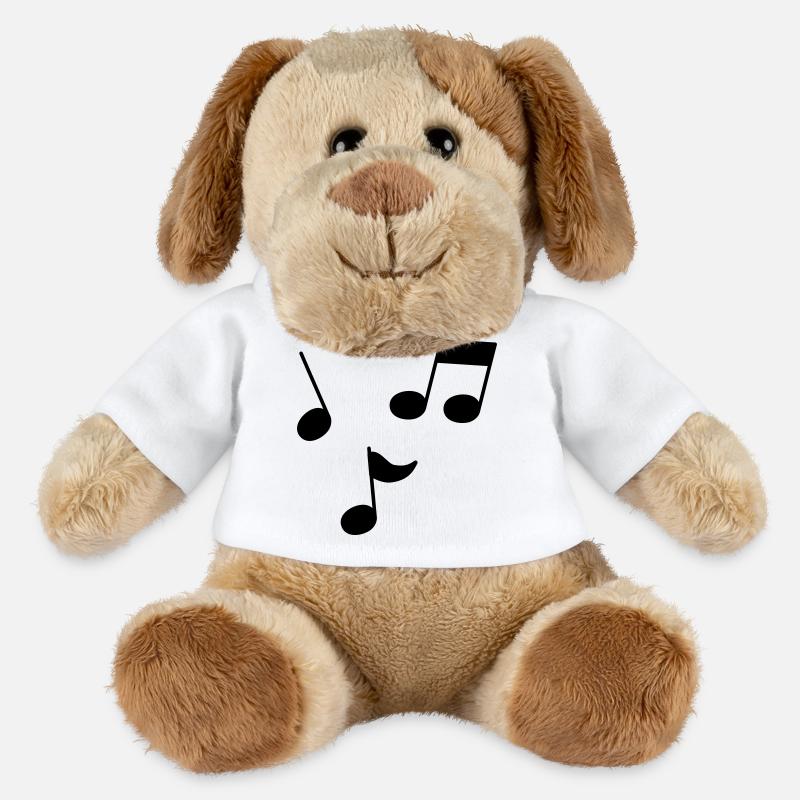 Musiknoten - MiniFeet® Hund Helge - Weiß
