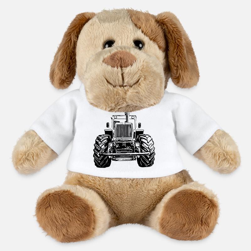 MB trac Front - MiniFeet® Hund Helge - Weiß