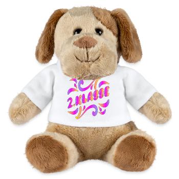 2. Klasse Grundschule - ZWEITKLÄSSLERIN - MiniFeet® Hund Helge - Weiß - Vorne