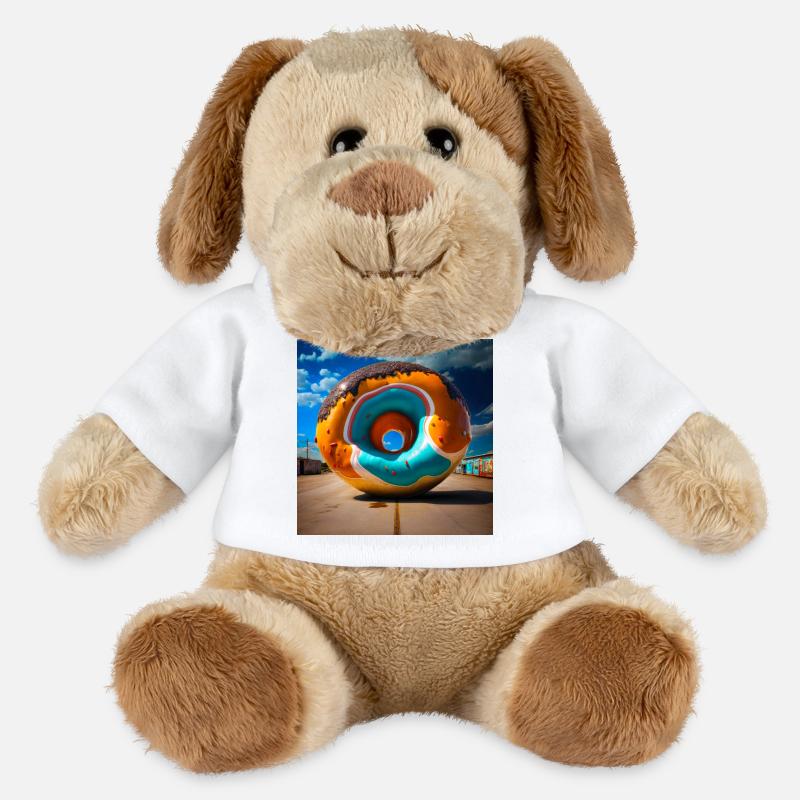 Mega Donut 01 - MiniFeet® Dog Helge - white
