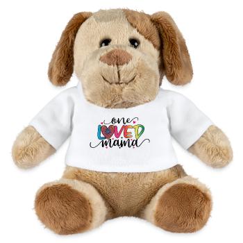 Eine geliebte Mama - MiniFeet® Hund Helge - Weiß - Vorne