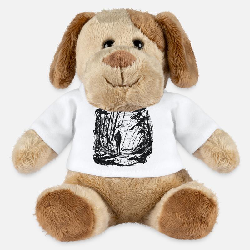 Let's go somewhere - MiniFeet® Hund Helge - Weiß