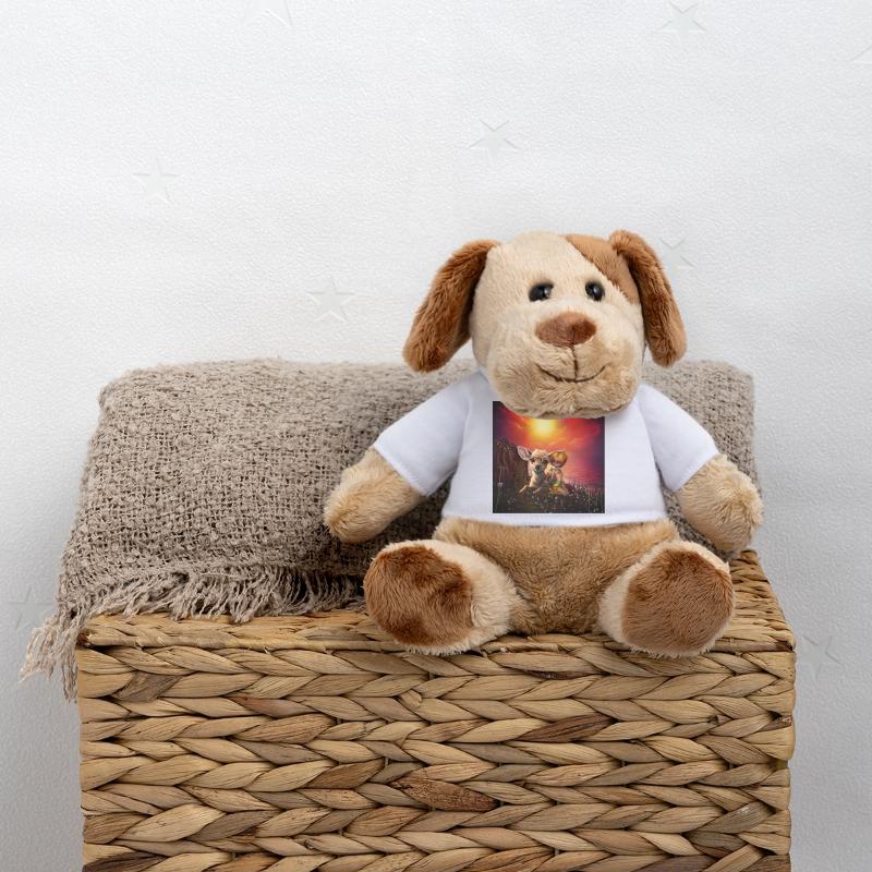 La petite fée et le faon mignon. Chien en peluche Helge MiniFeet®
