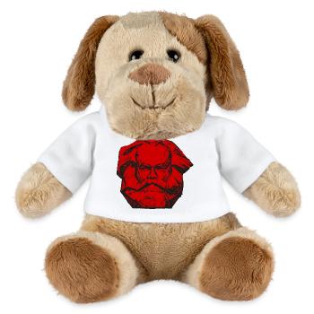 Karl Marx Red Kommunismus Marxismus Sweater Kopie - MiniFeet® Hund Helge - Weiß - Vorne