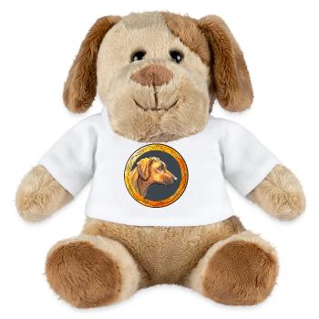 Rhodesian Ridgeback - Chien en peluche Helge MiniFeet® - blanc - Devant