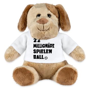 MULTI MILLIONÄRE SPIELEN BALL - MiniFeet® Hund Helge - Weiß - Vorne
