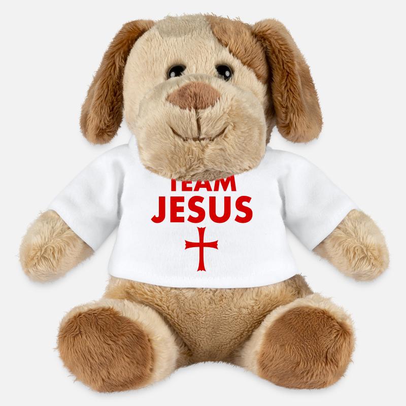 Team jesus kreuz - MiniFeet® Hund Helge - Weiß