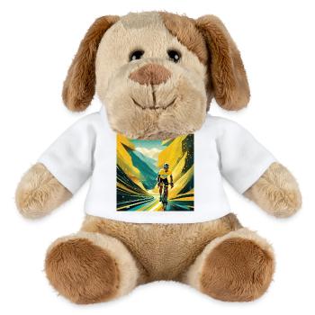 Highway to Yellow Glory - MiniFeet® Dog Helge - white - Front