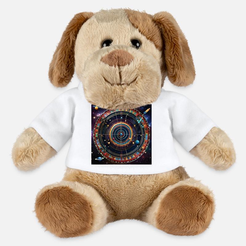 Planetary Precision - Cosmic Dartboard - MiniFeet® Dog Helge - white