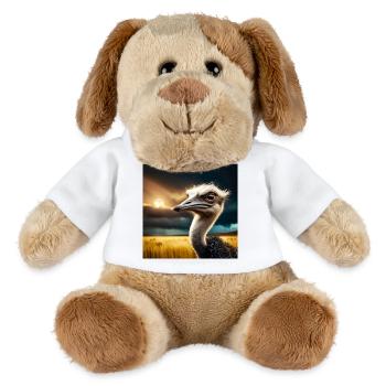 Ostrich - MiniFeet® Dog Helge - white - Front
