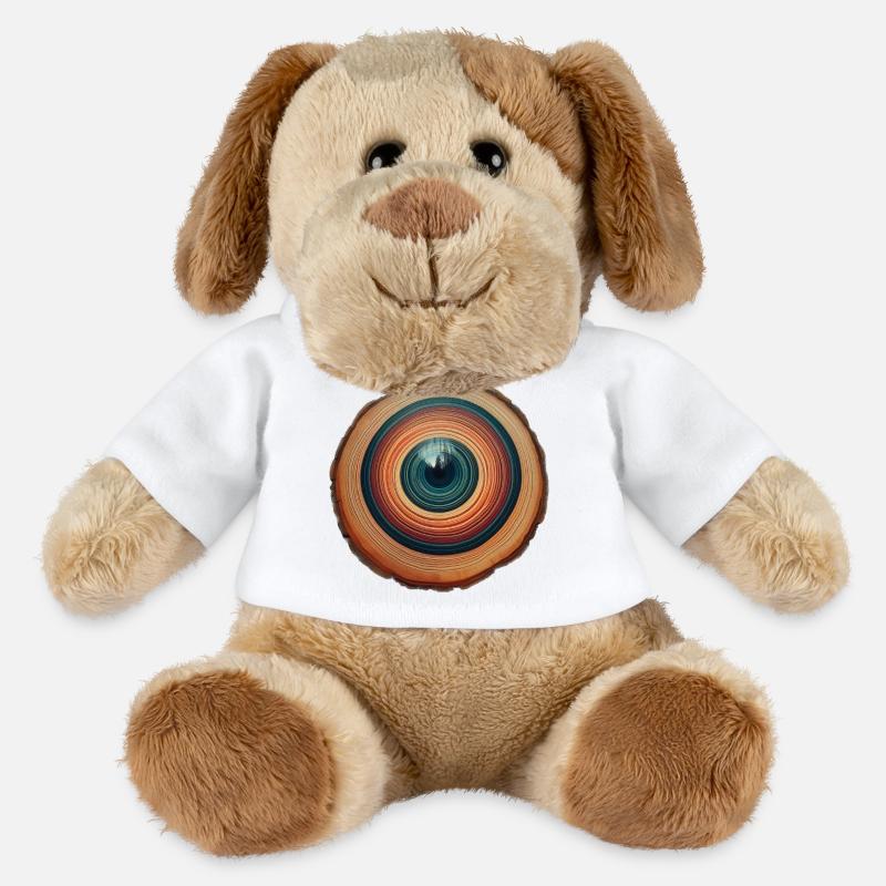 Das Auge eines Baumes - MiniFeet® Hund Helge - Weiß