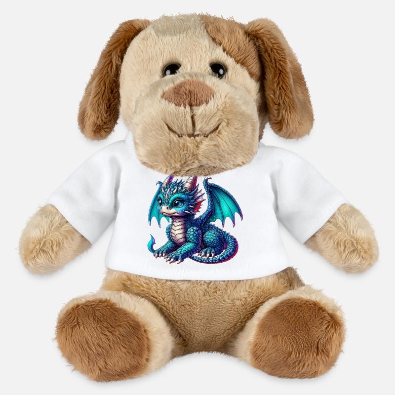 Drache - MiniFeet® Hund Helge - Weiß