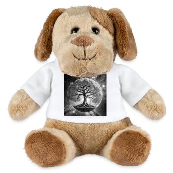 Der Kosmische Yggdrasil - MiniFeet® Hund Helge - Weiß - Vorne