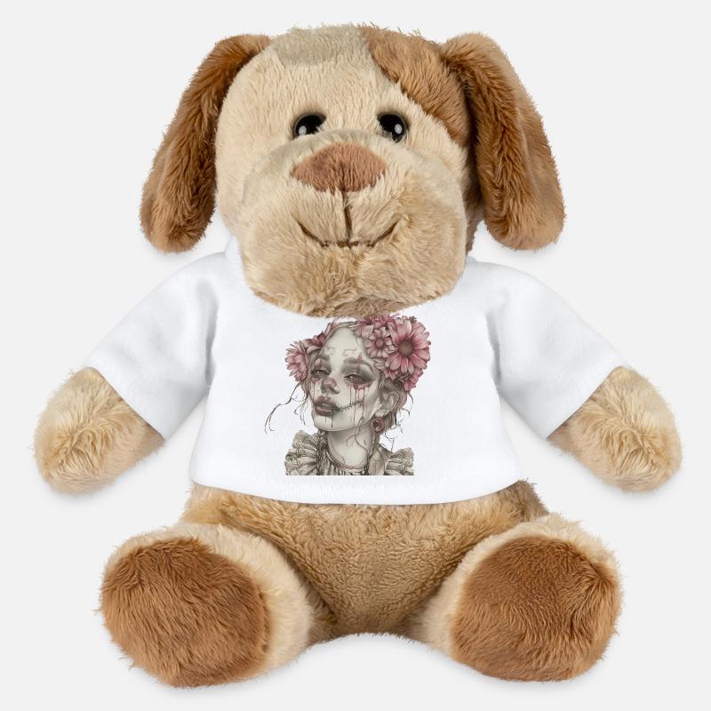 Rosa Calavera - MiniFeet® Hund Helge - Weiß