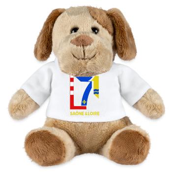 Saône et Loire - MiniFeet® Hund Helge - Weiß - Vorne