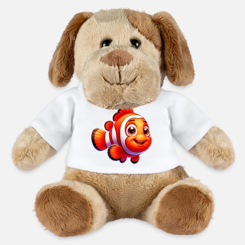 Clownfisch - MiniFeet® Hund Helge - Weiß