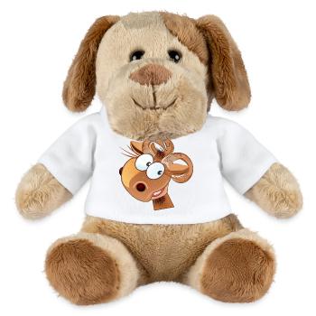 FUNNY ARIES ZODIAC BIRTHDAY - MiniFeet® Dog Helge - white - Front