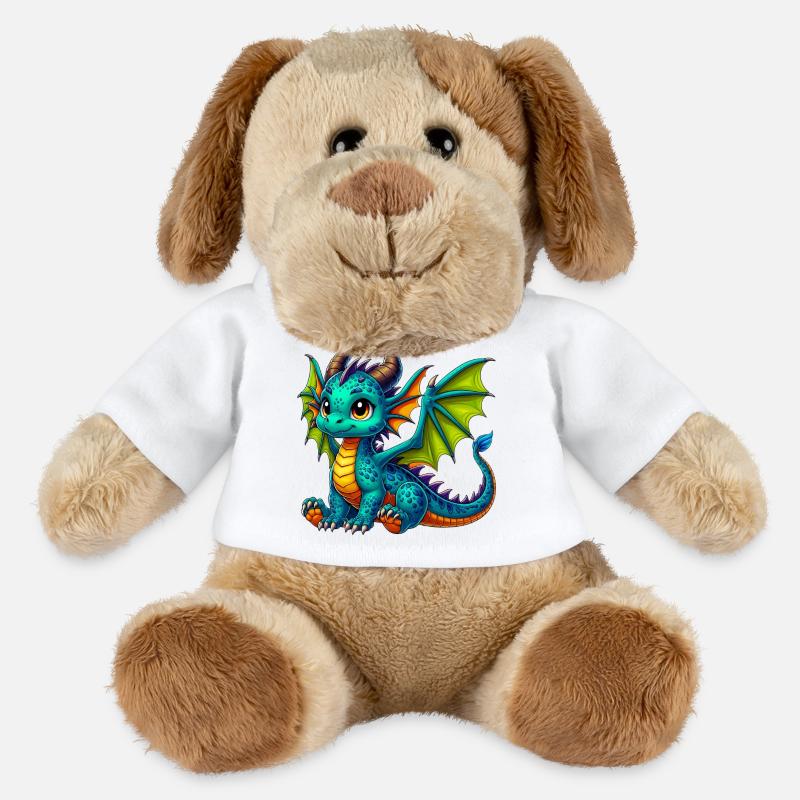 Drache - MiniFeet® Hund Helge - Weiß