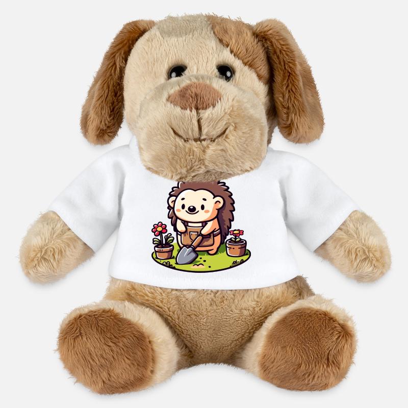 Igelgärtner: Der Blütenkumpel - MiniFeet® Hund Helge - Weiß