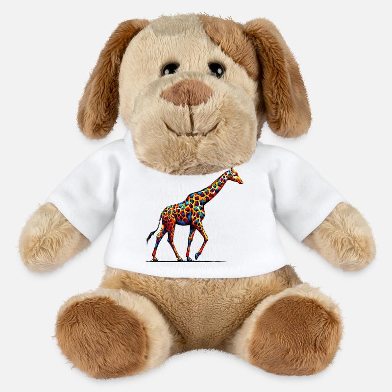 Giraffe - MiniFeet® Hund Helge - Weiß