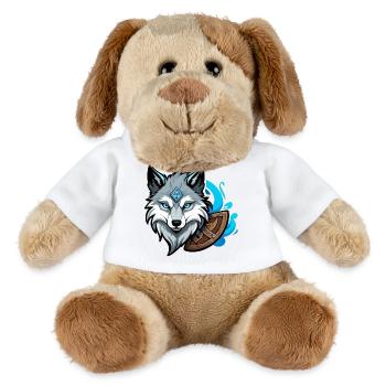 Viking Wolf Head - MiniFeet® Hund Helge - Weiß - Vorne