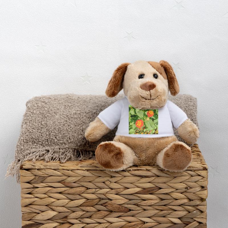 Jardin fleuri – Atmosphère colorée Chien en peluche Helge MiniFeet®