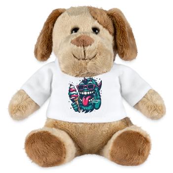 Monster Soft Icecream Chemise de l’île d’Usedom - Chien en peluche Helge MiniFeet® - blanc - Devant