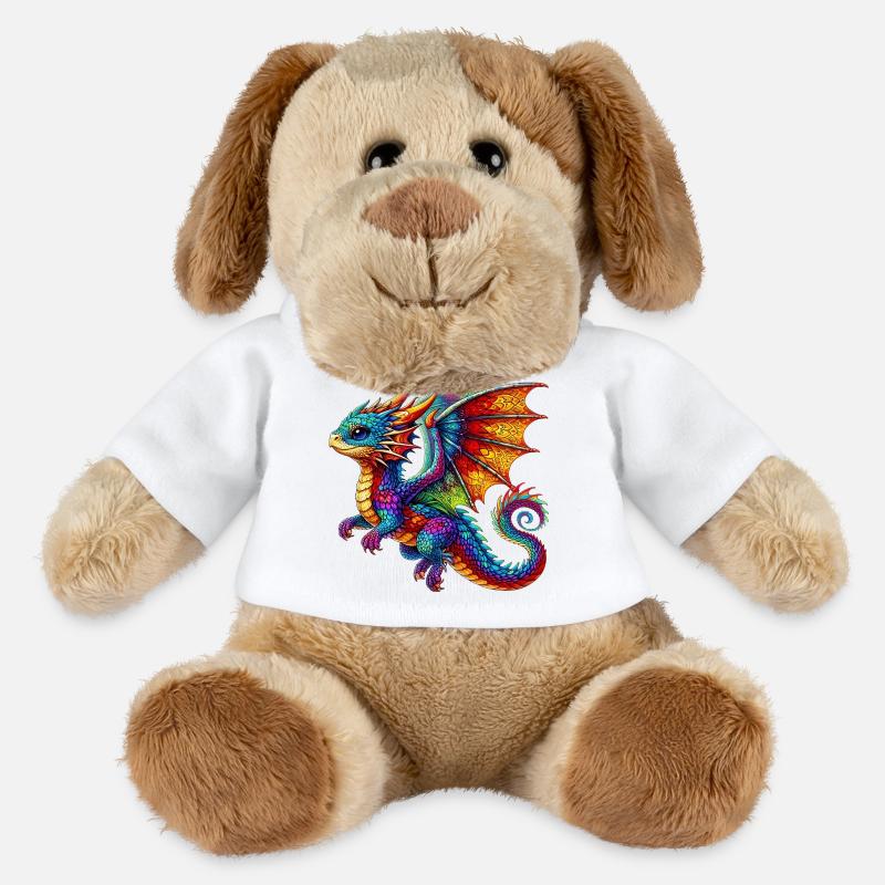 Drache - MiniFeet® Hund Helge - Weiß