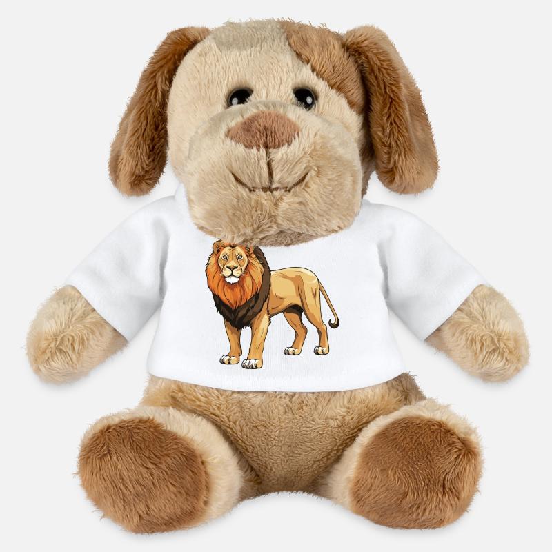 Löwe Tier - MiniFeet® Hund Helge - Weiß