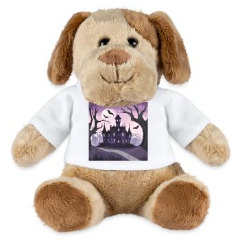 Gotisches Herrenhaus. - MiniFeet® Hund Helge - Weiß - Vorne